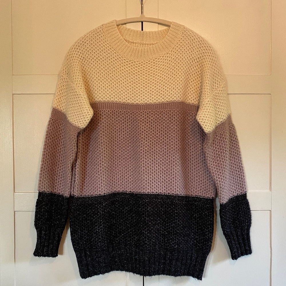 Ybenlow Chunky Cable Knit Oversized Sweater
